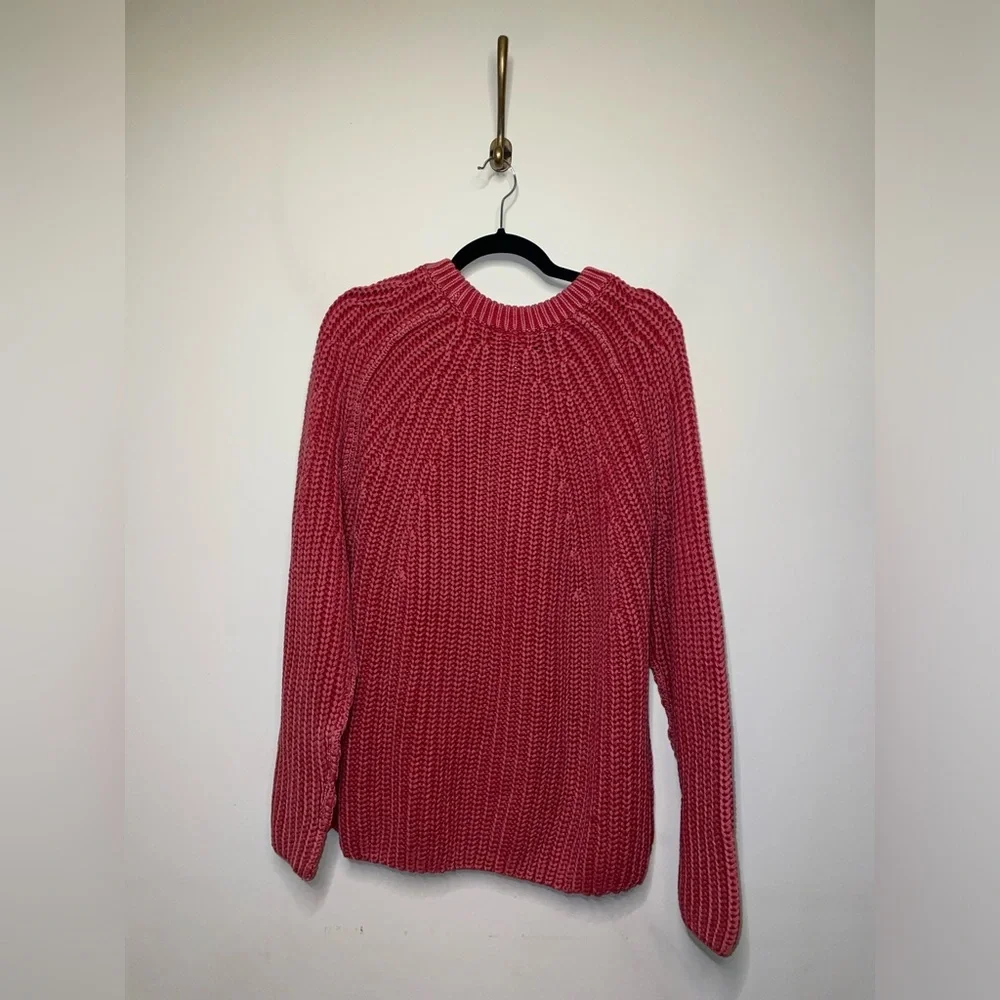 Free People Take Me Home Sweater in Cherry